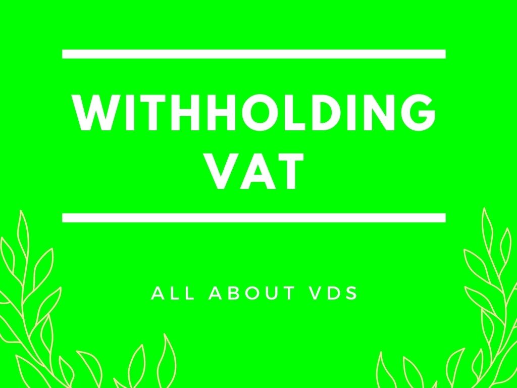 Withholding VAT
